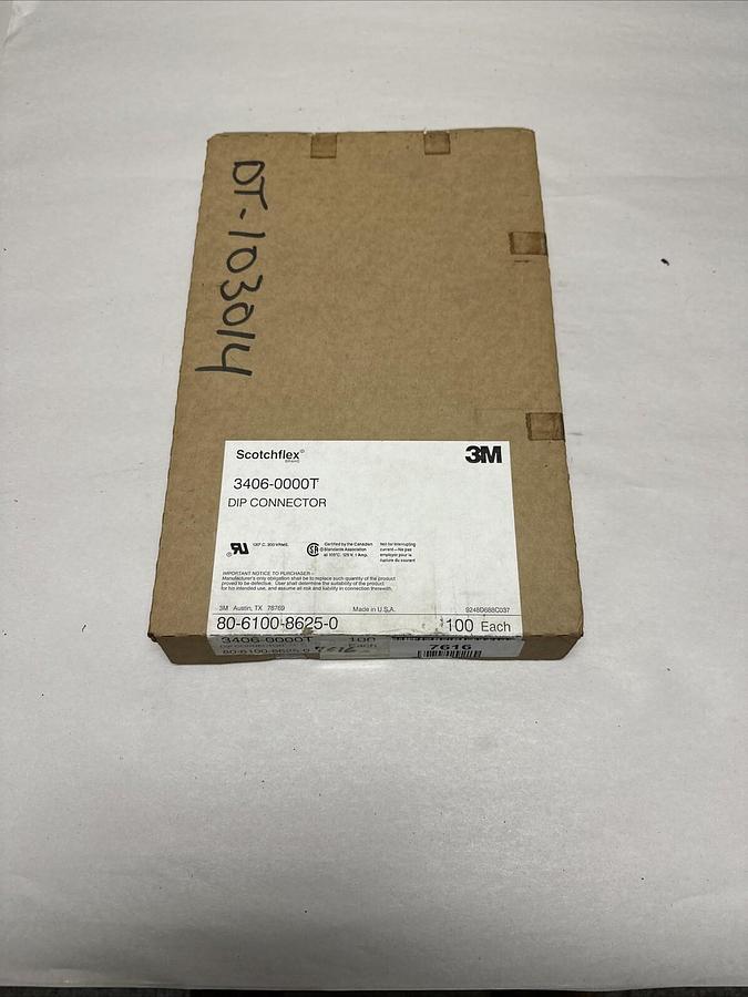 3M,3406-0000T,Dip Connector 100 Per Box