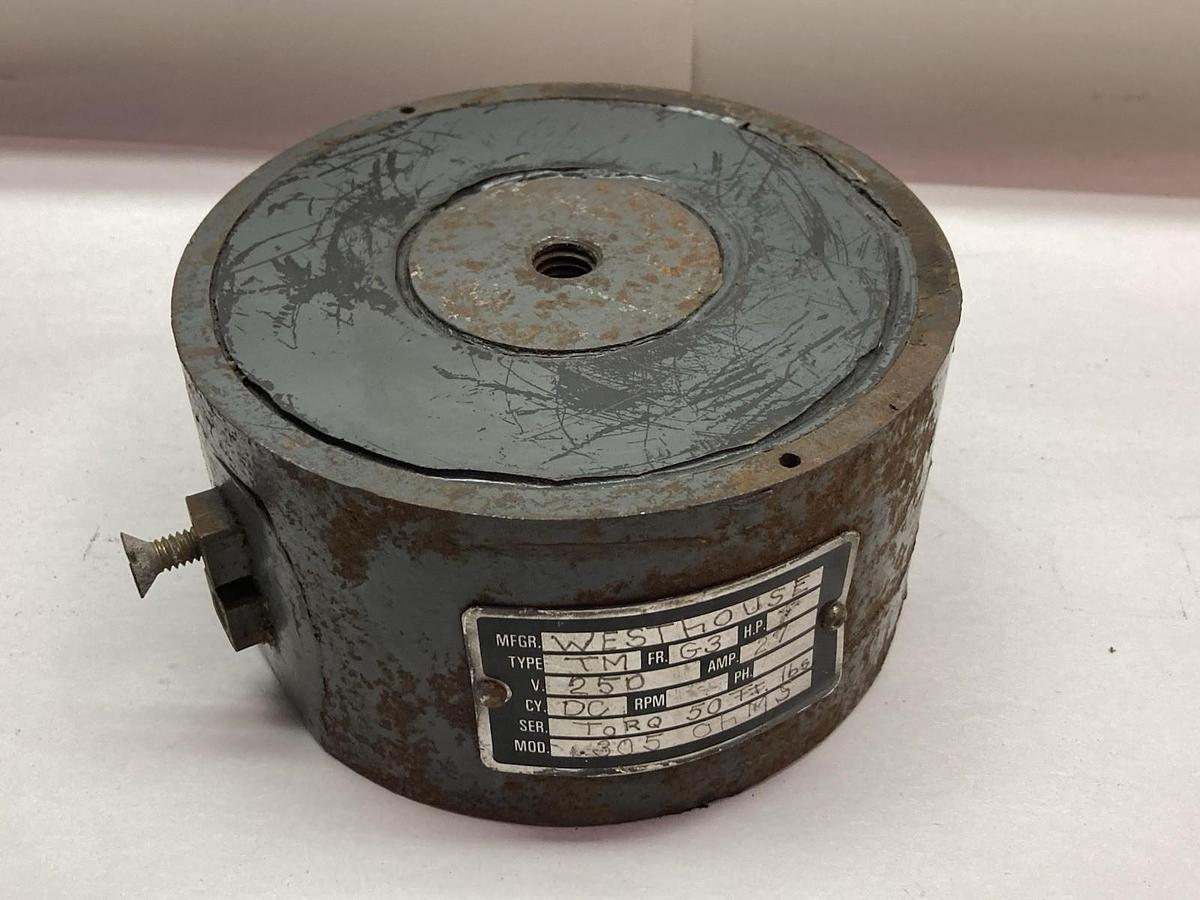 Used Westinghouse,Model 305 OHMS,Type TM Clutch Brake 27A 250V Frame G3