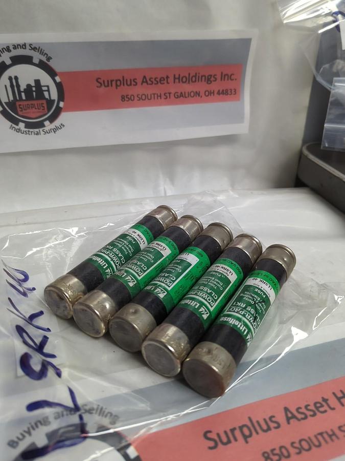 Used LITTELFUSE,LLSRK40,PWR-PRO 40 AMP FUSE LOT OF 5 PRE-OWNED