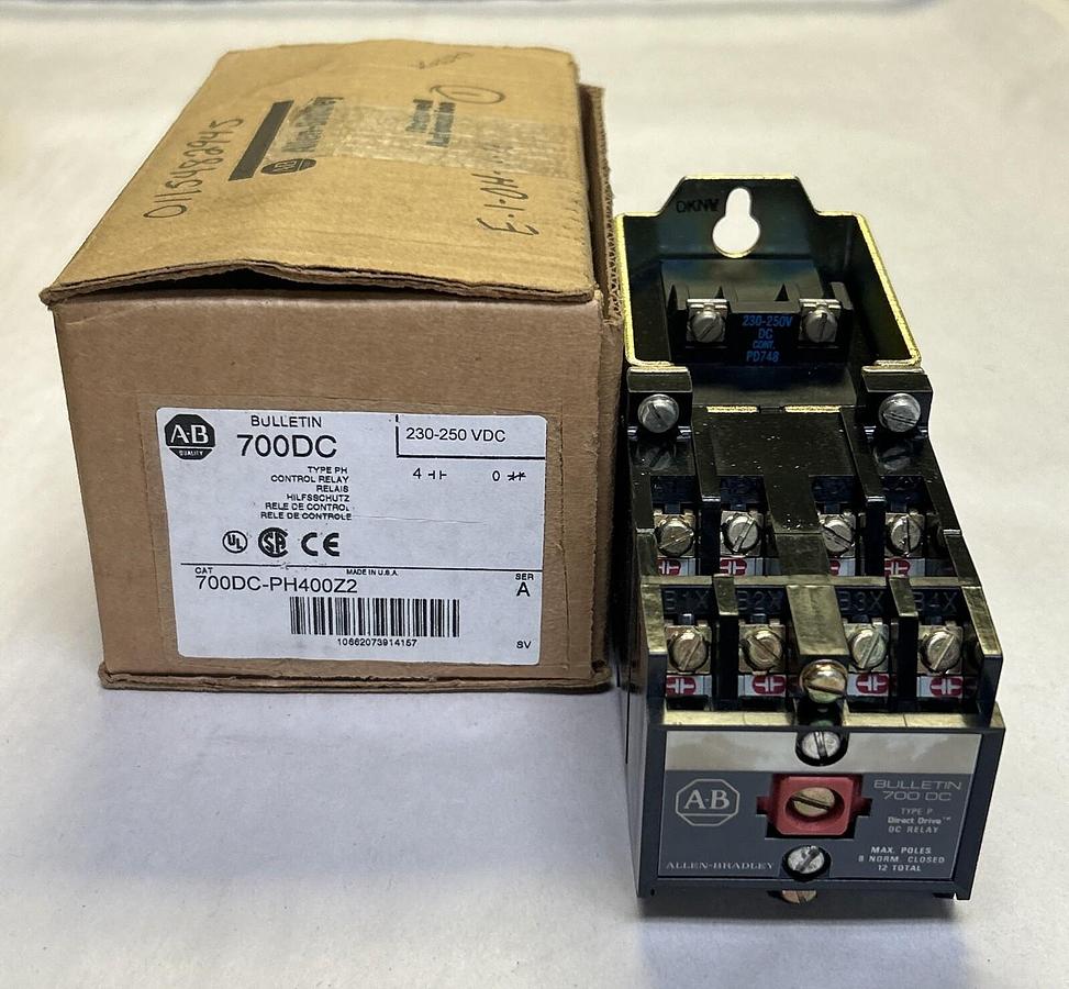 Used ALLEN BRADLEY,700DC-PH400Z2,CONTROL RELAY NEW