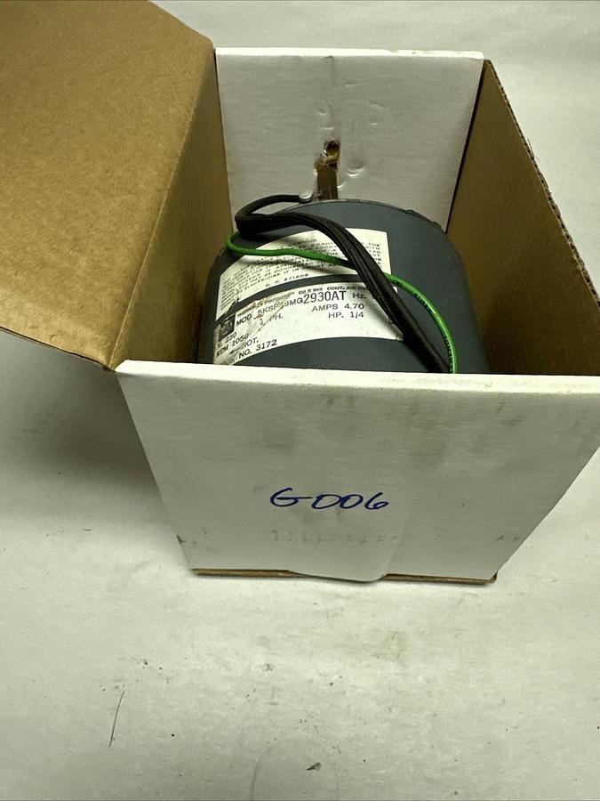 Used GE,5KSP39MG 2930AT,1/4HP 1050RPM 230V Single Phase Blower Motor (G006)