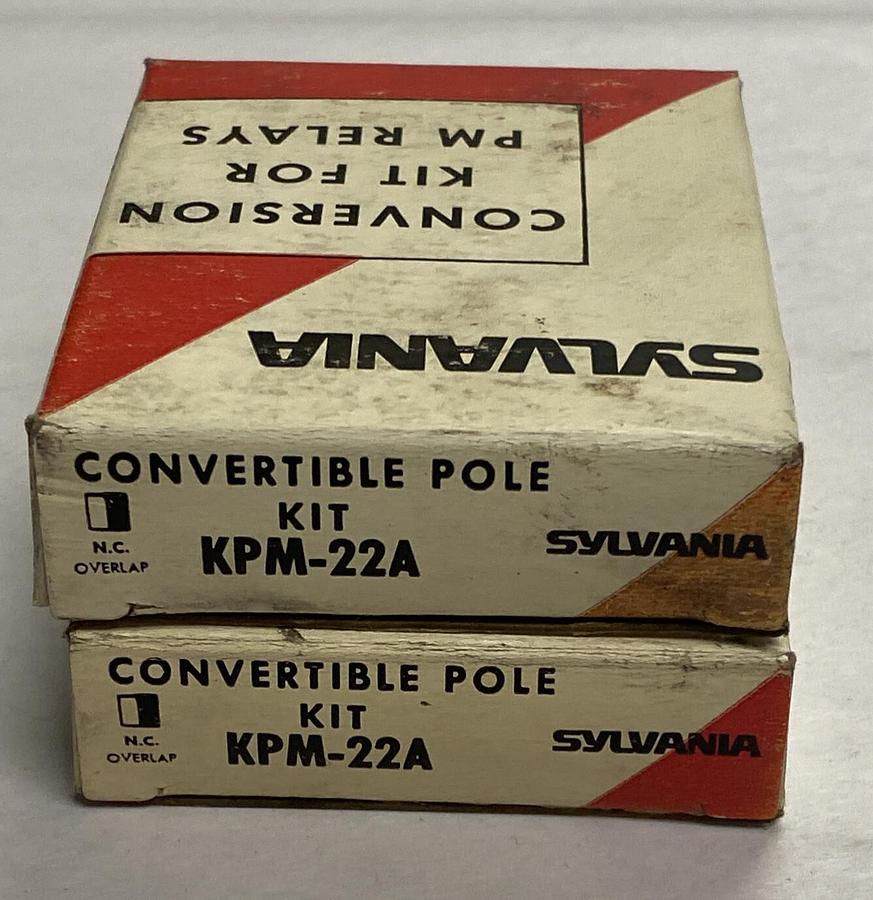 SYLVANIA,KPM-22A,CONVERTIBLE POLE KIT LOT OF 2 NOS