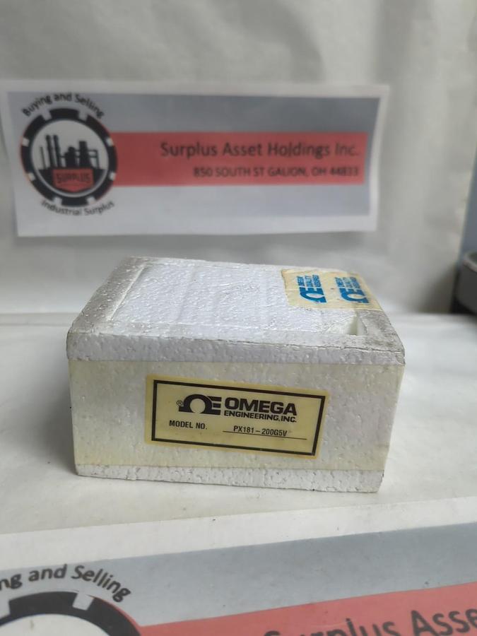 OMEGA,PX181-200G5V,TRANSDUCER 200 PSIG NOS