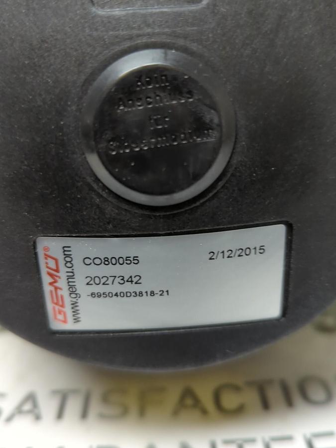 GEMU,CO80055,PNEUMATIC LIQUID CONTROL VALVE NOS
