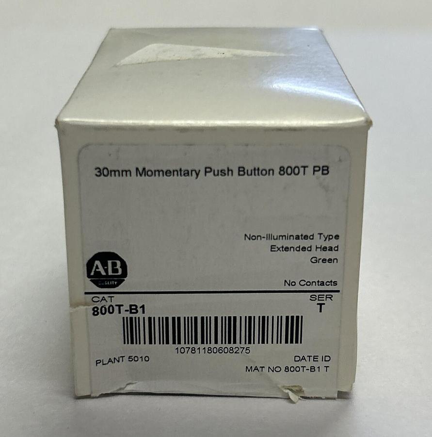Used ALLEN BRADLEY,800T-B1,SER T PUSH BUTTON NEW SEALED