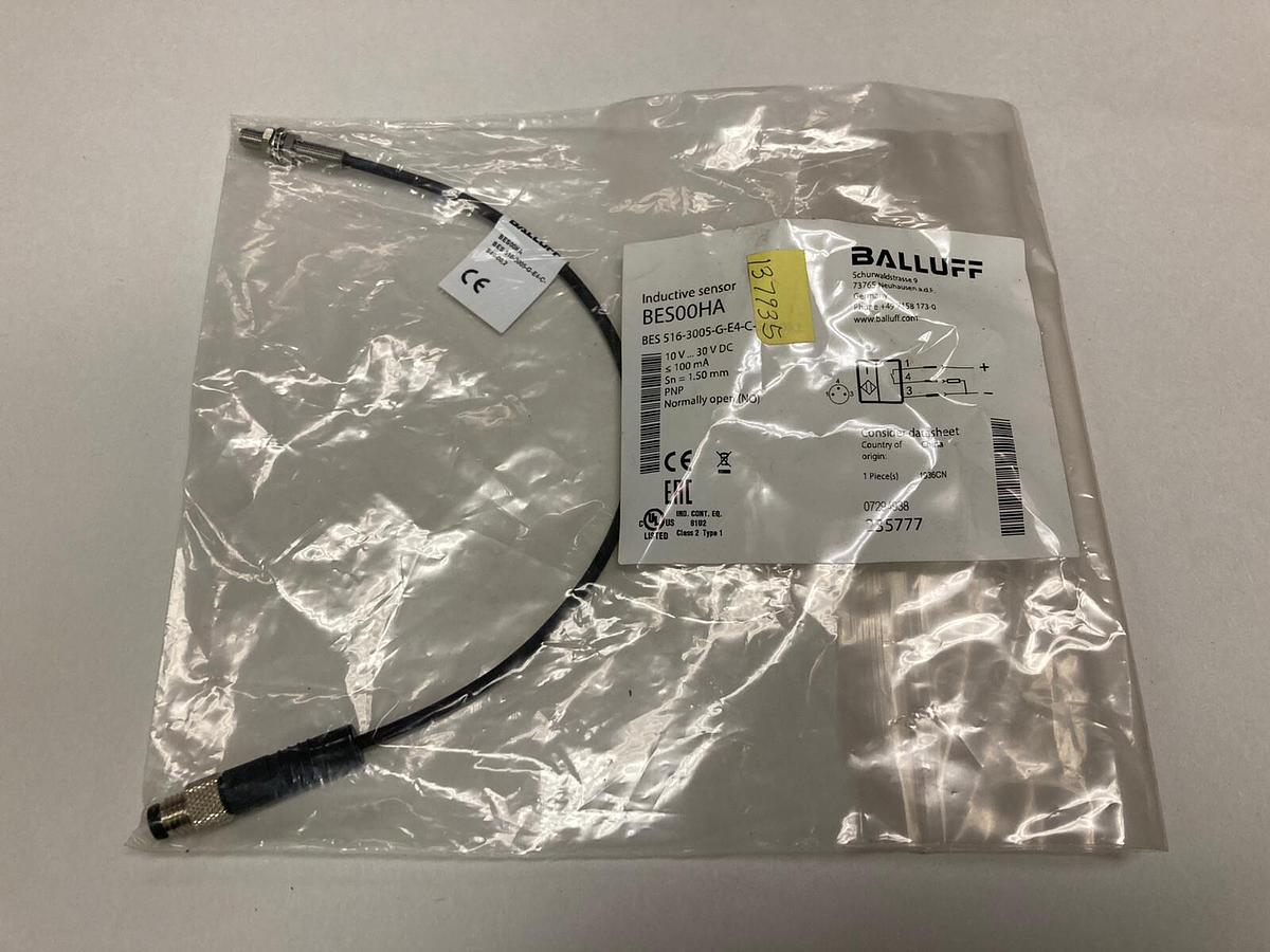 Balluff,BES 516-3005-G-E4-C-S49-00 2,Inductive Sensor BES00HA