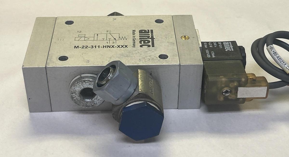 Used AIRTEC,M-22-311-HNX-XXX,SOLENOID VALVE