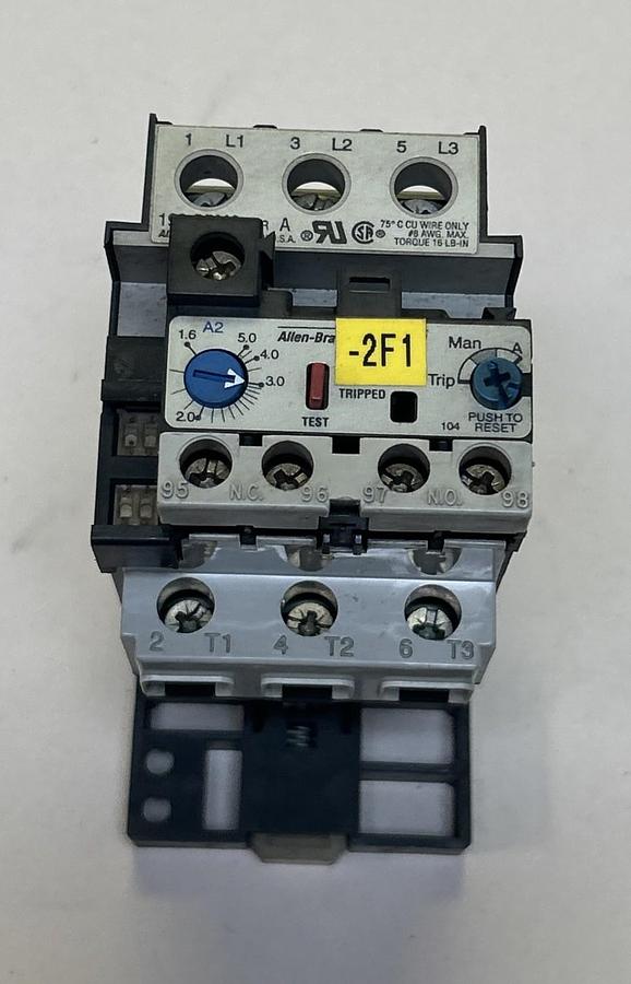 Used ALLEN BRADLEY,193-B1E1,OVERLOAD RELAY