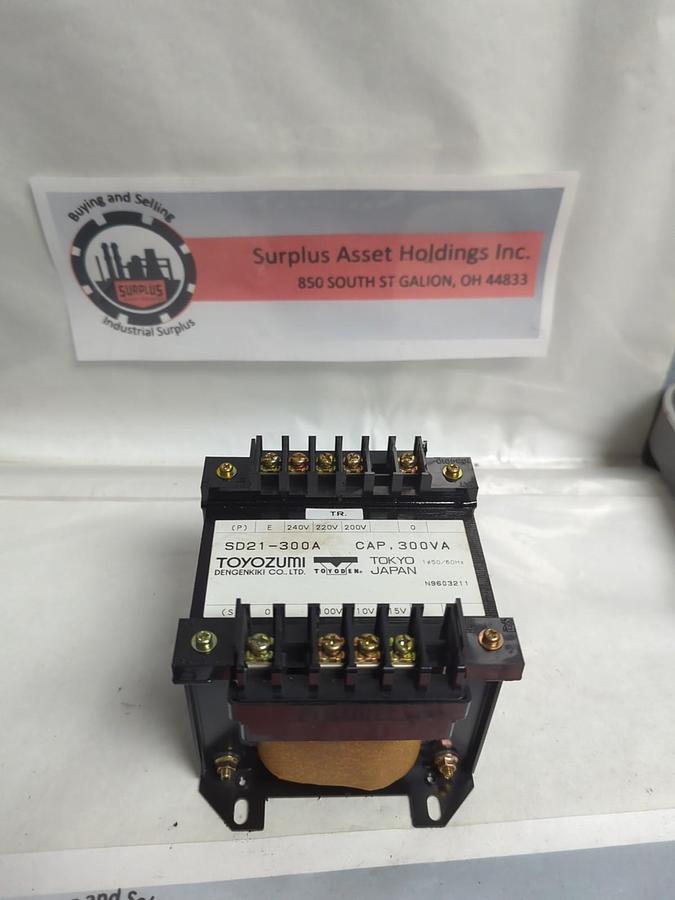 Used TOYOUMI,SD21-300A,TRANSFORMER PRE-OWNED