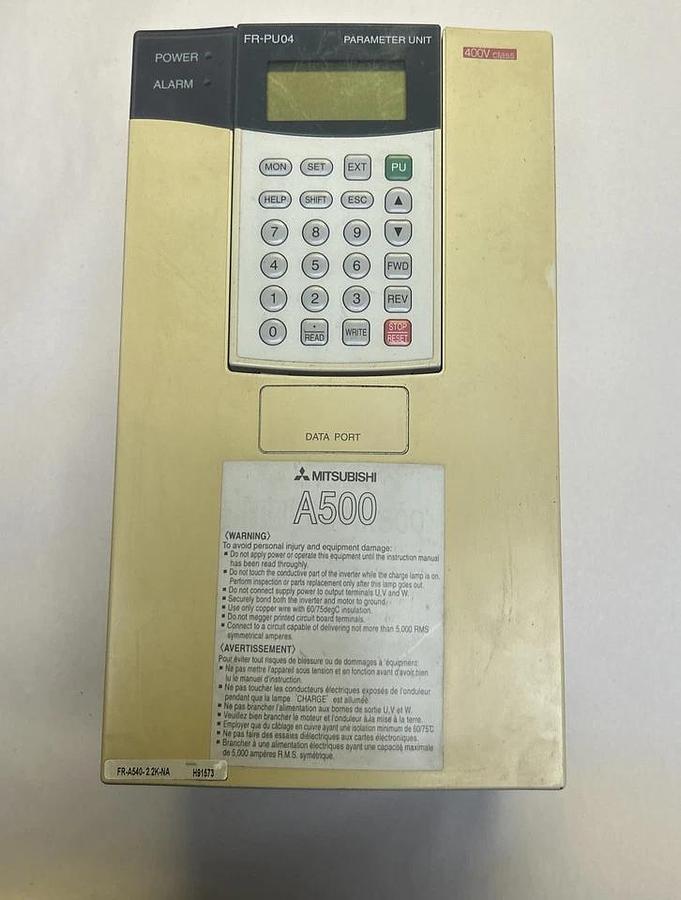 Used MITSUBISHI,FR-A540-2.2K-NA,INVERTER DRIVE