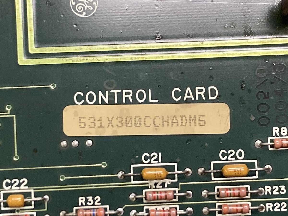 General Electric,531X300CCHADM5,Control Card