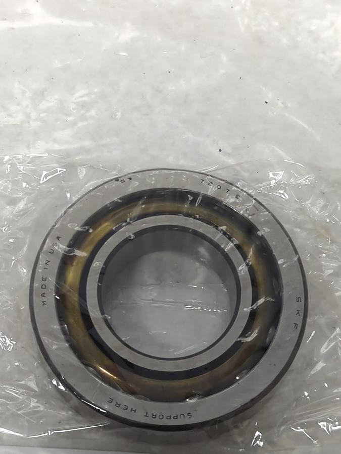 Used SKF,7207 B,ANGULAR CONTACT BALL BEARING PRE-OWNED