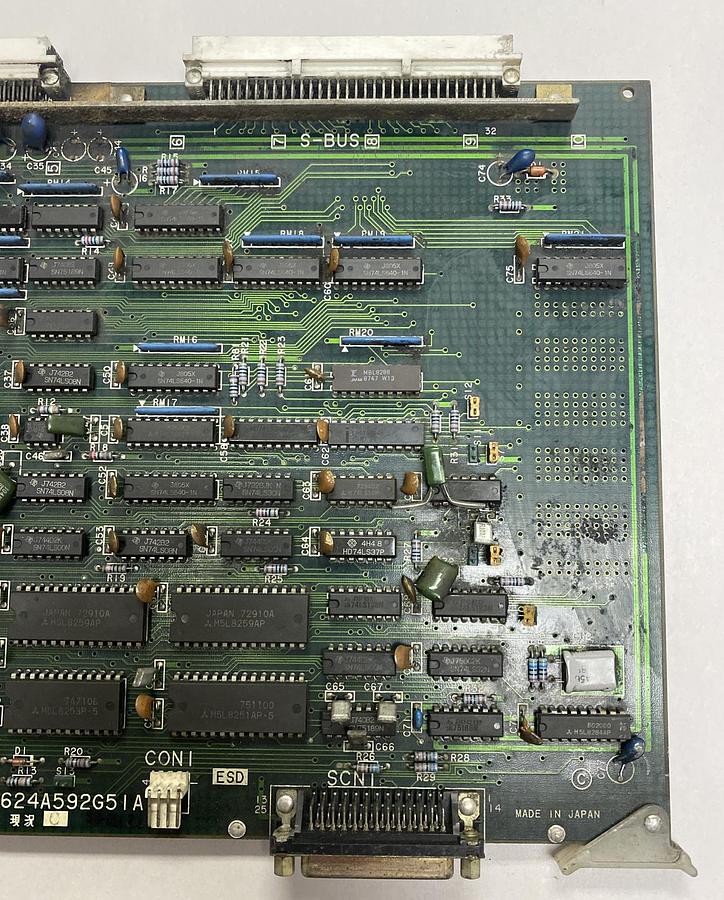 Used Mitsubishi,FX701C/BN624A592G51A,Circuit Board