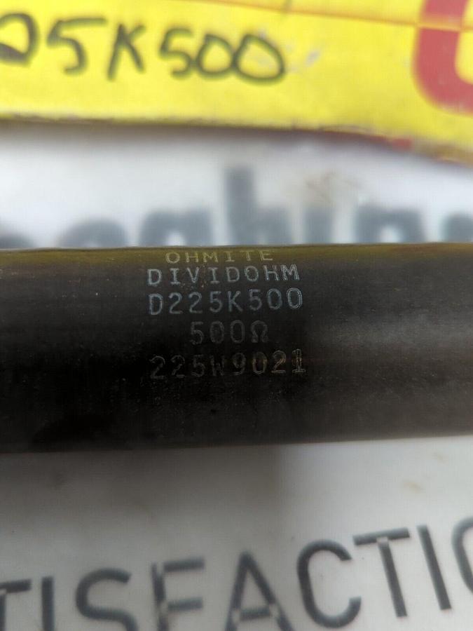 OHMITE,D225K500,LUG RESISTOR 225 AMP NOS