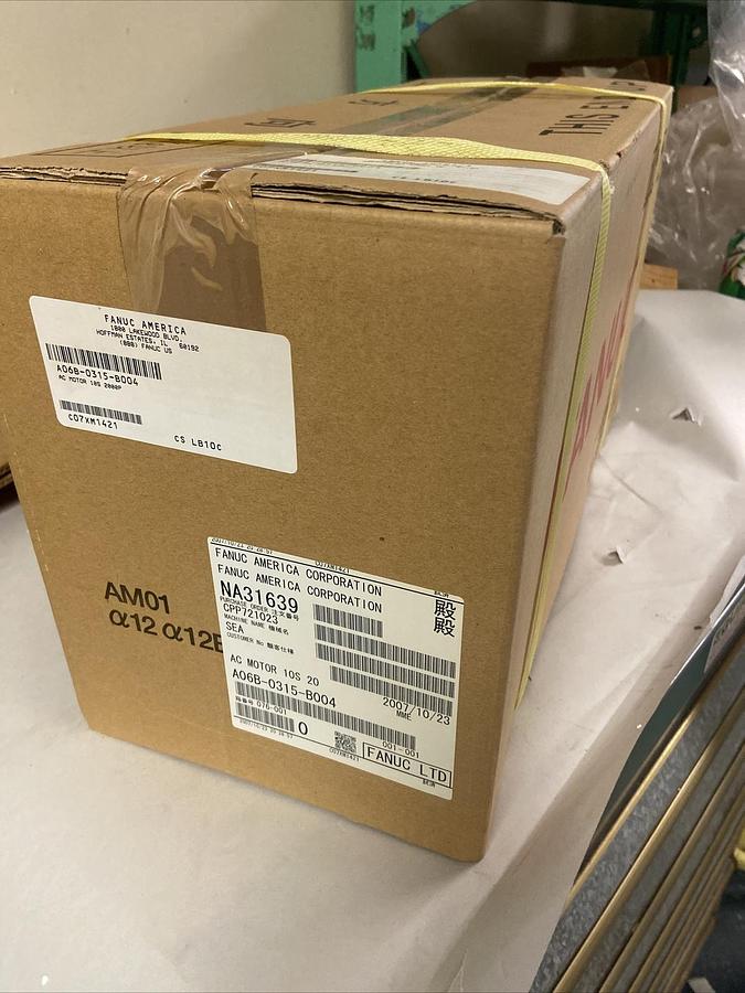 Used Fanuc,A06B-0315-B004,AC Motor Factory Sealed