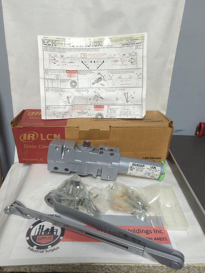 INGERSOLL-RAND,4040XP,SUPER SMOTHEE DOOR CLOSER RW/PA ARM NOS