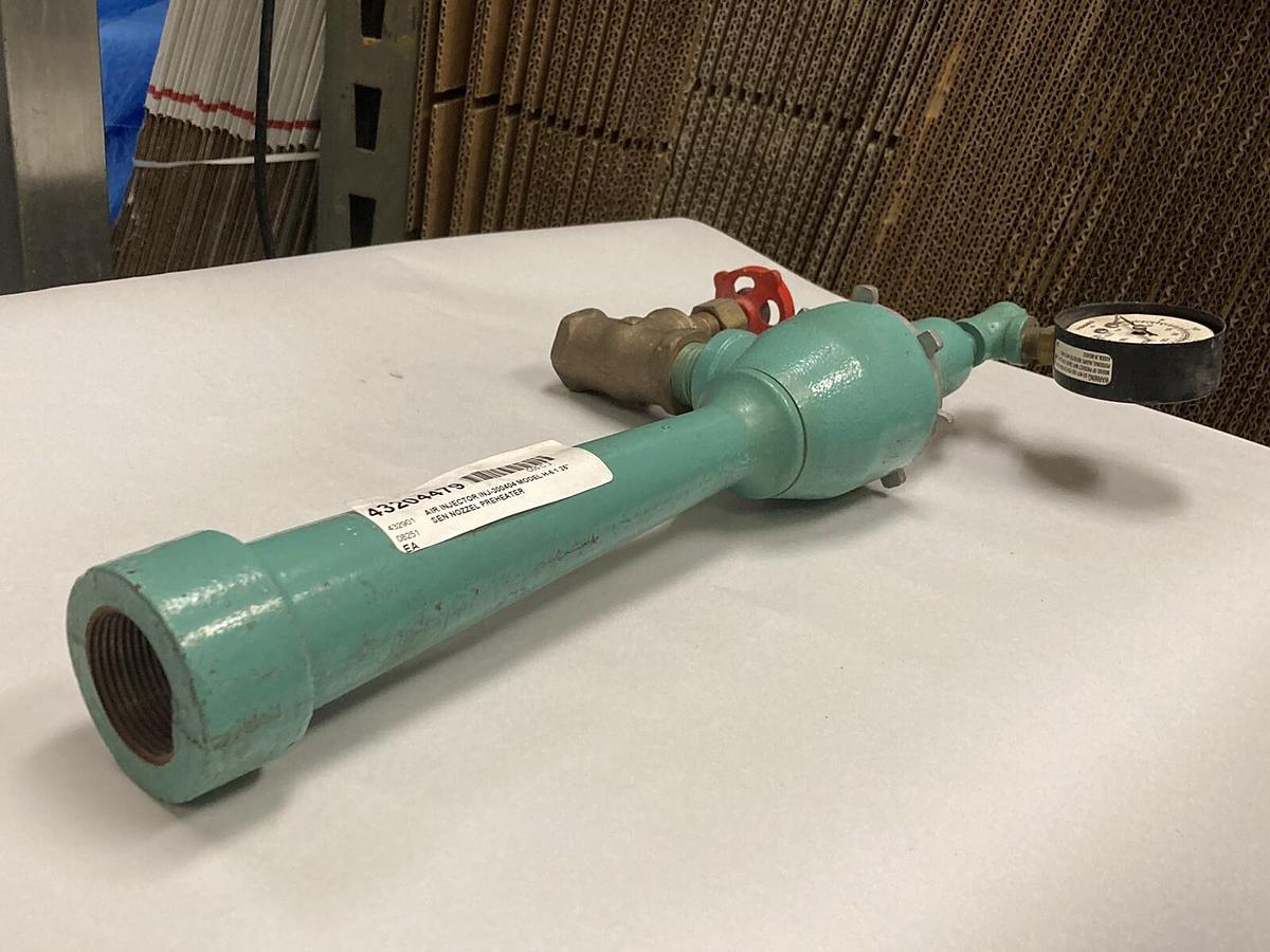 Used Marsh,INJ-3000404 Model H-5,Air Injector 1.25" Nozzel Preheater