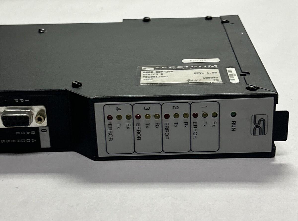 Used SPECTRUM CONTROLS,8000-SCP-204,COMMUNICATION PROCESSOR MODULE