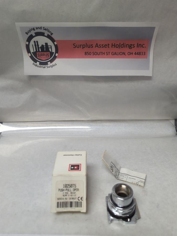 CUTLER-HAMMER,10250T5,PUSH-PULL OPERATOR 2-POS NOS