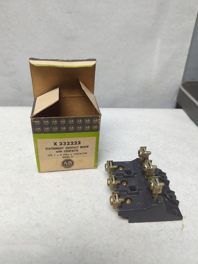 ALLEN-BRADLEY,X-232222,STATIONARY CONTACT BLOCK NOS