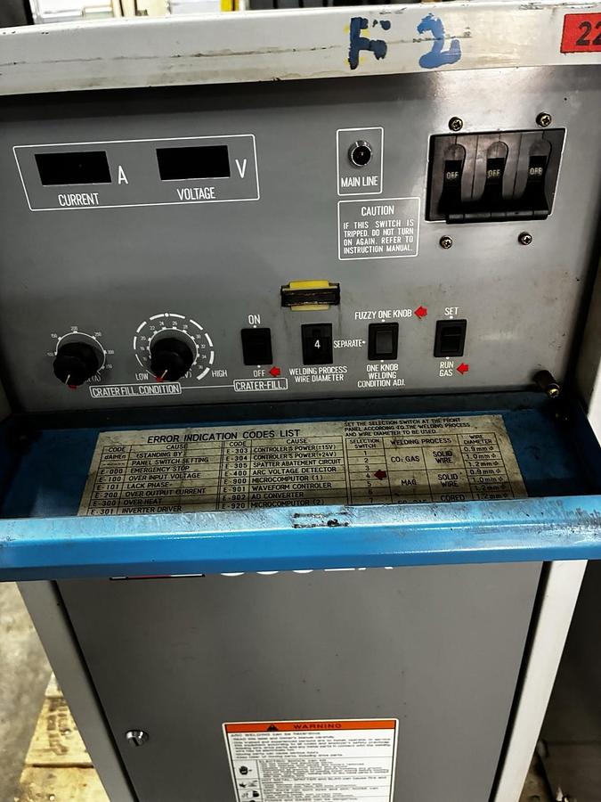 Used OTC DAIHEN,CPDB-350,DC WELDING 350EX POWER SUPPLY 350A