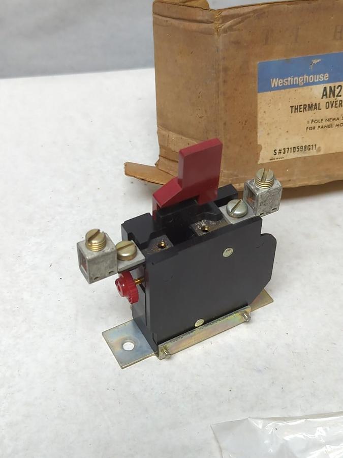 WESTINGHOUSE,AN21P,THERMAL OVERLOAD RELAY 1-POLE SIZE 2 NOS