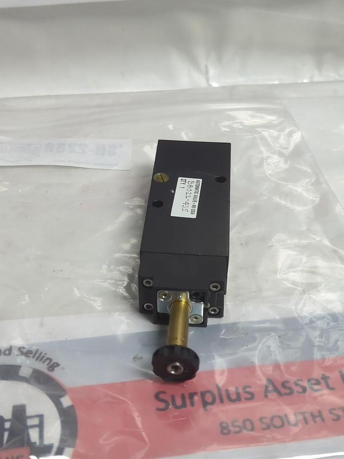 Used AUTOMATIC VALVE,B80ZZ-435,SOLENOID VALVE PRE-OWNED
