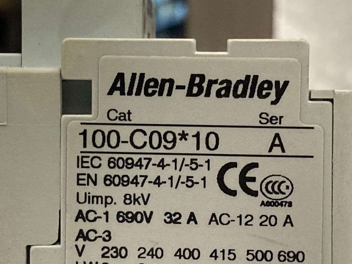 Used Allen Bradley,100-C09*10,Contactor Series A