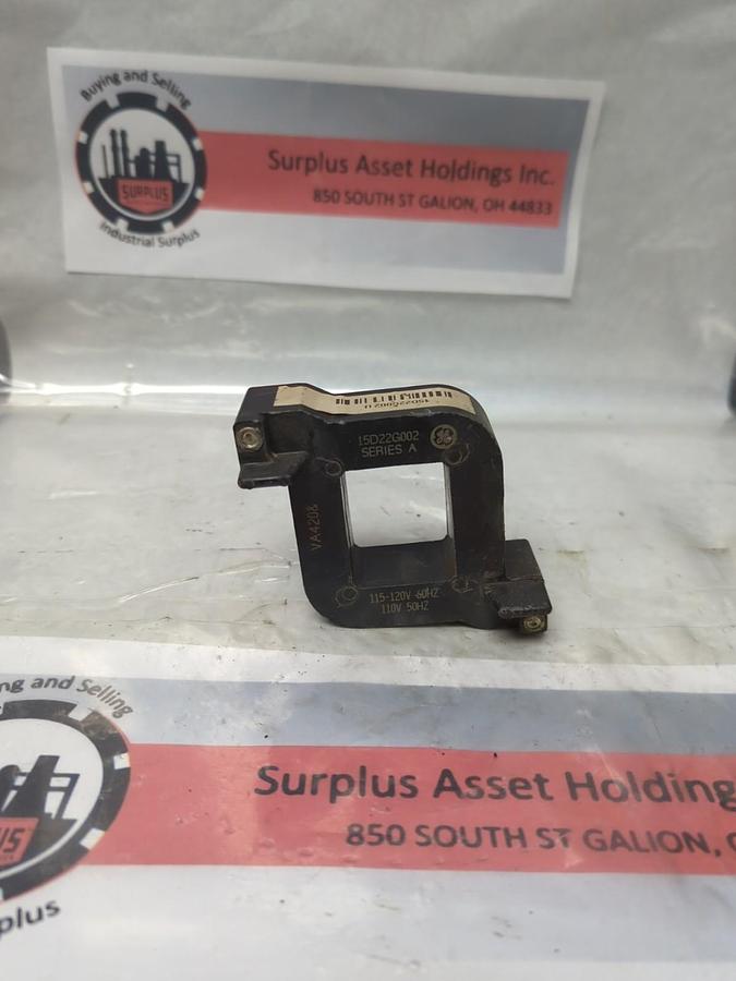 Used GE,15D22G002,SERIES A COIL 115-120V 60HZ 110V 50HZ PRE-OWNED