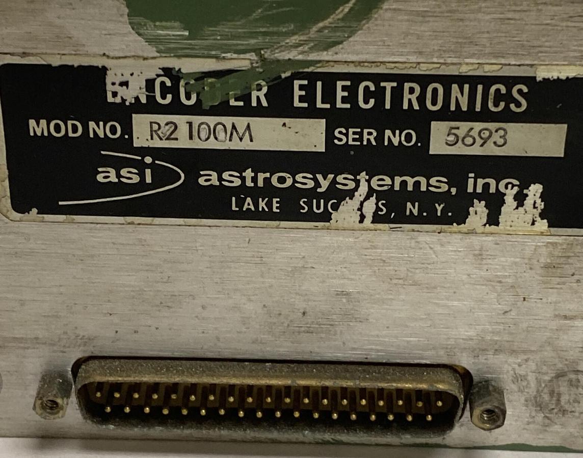 Used ASI Astrosystems Inc,Model R2100M,Encoder Electronics