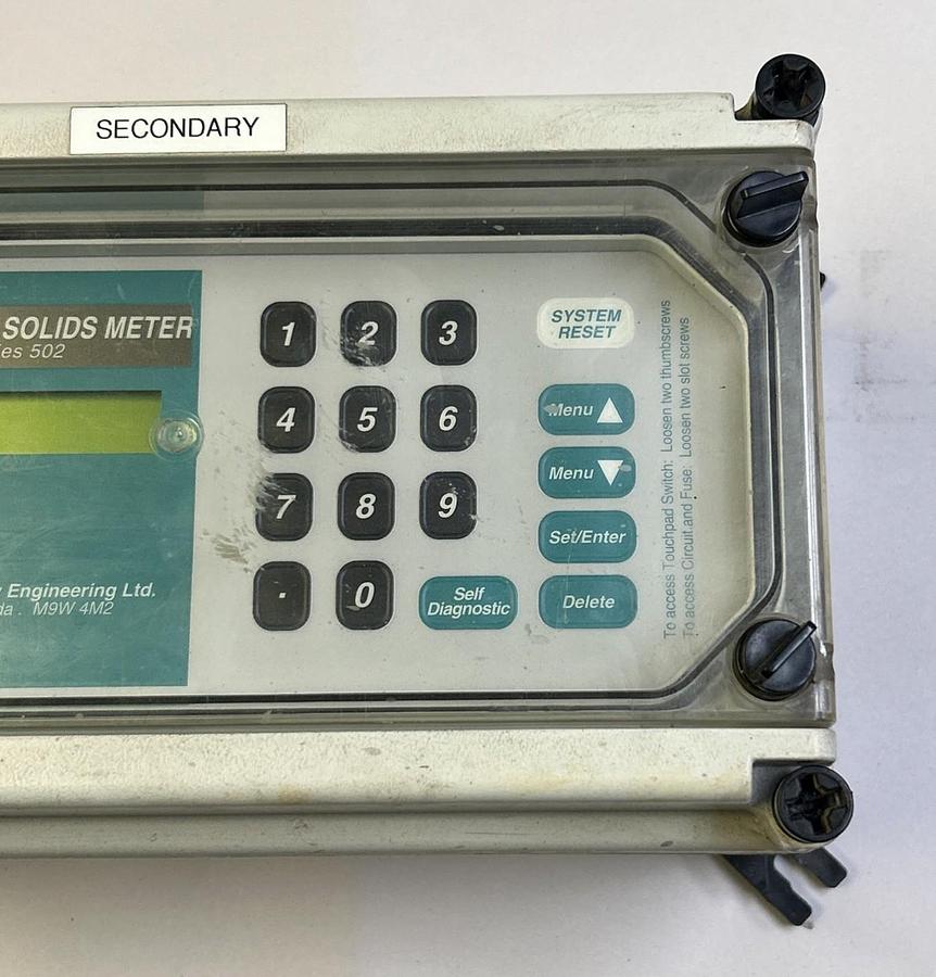 Used MARKLAND SPECIALITY ENGINEERING,M9W4M2,SUSPENDED SOLIDS METER