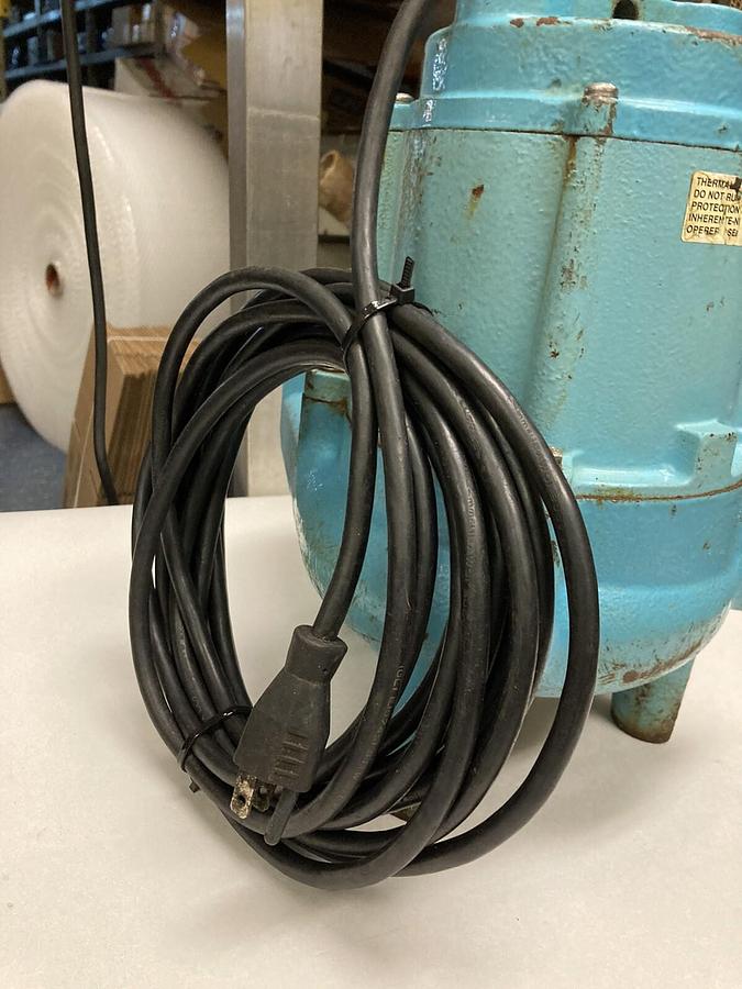 Used Little Giant,509204,Model 9SN-CIA-RF Submersible Effluent Pump
