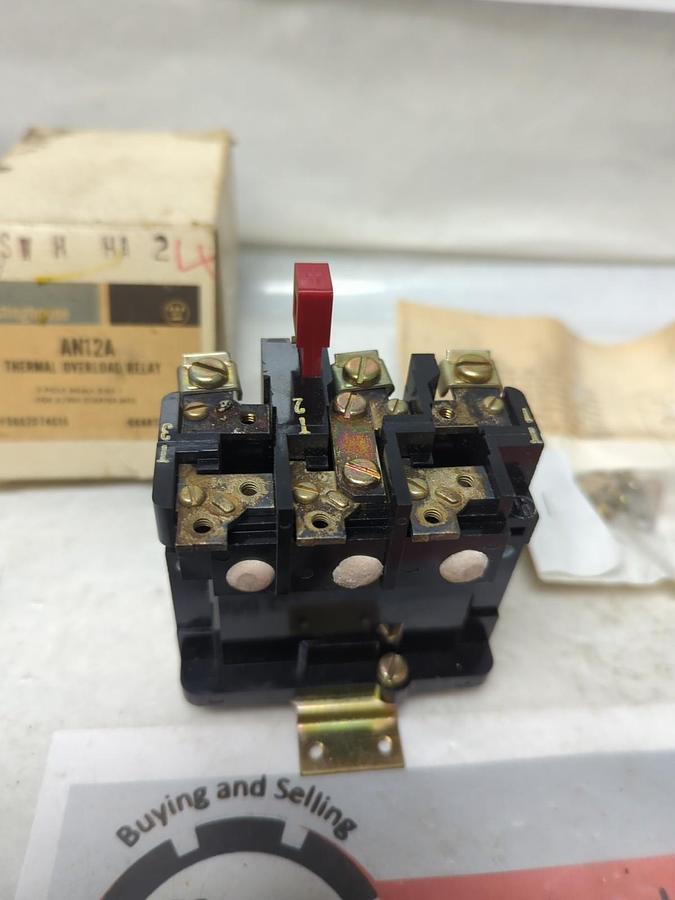 WESTINGHOUSE,AN12A,THERMAL OVERLOAD RELAY 2-POLE NEMA 1 NOS