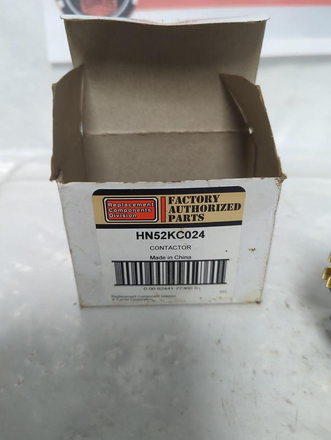 HARTLAND CONTROLS,HN52KC024,CONTACTOR 24VAC 50/60 HZ COIL NOS