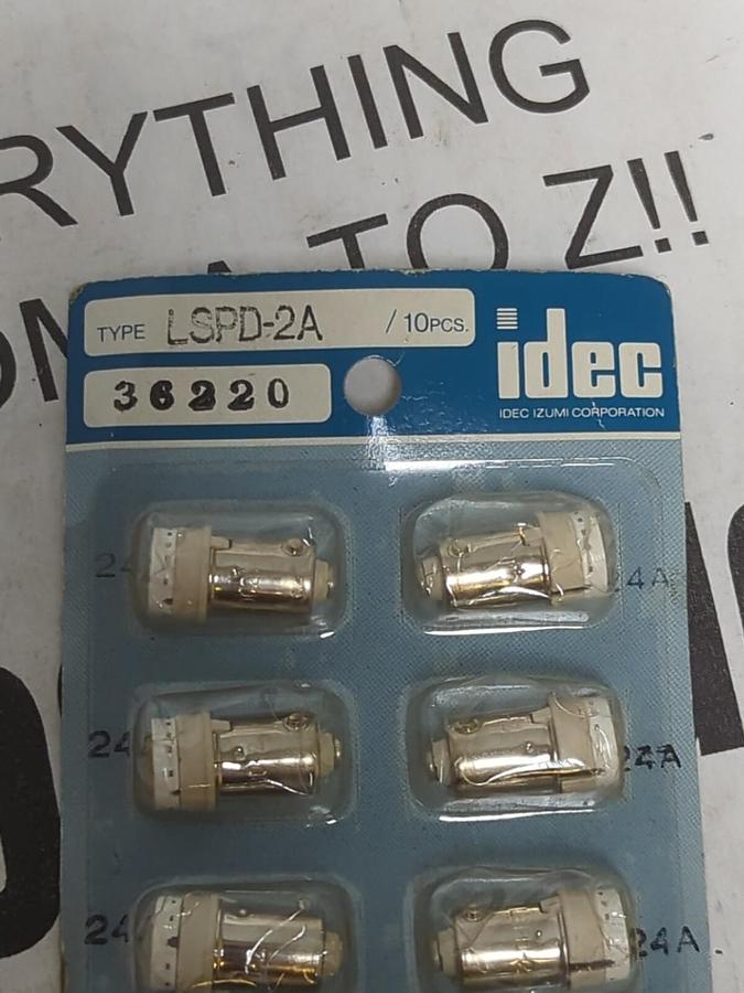 IDEC,LSPD-2A,PILOT LIGHT LED INDICATORS PACK OF 10 NEW