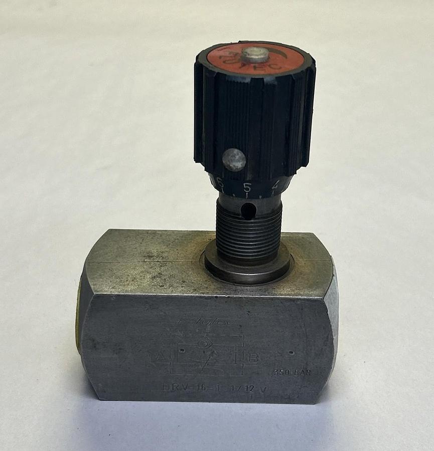 Used FLUTEC,DRV-16-1.1/12,FLOW CONTROL VALVE
