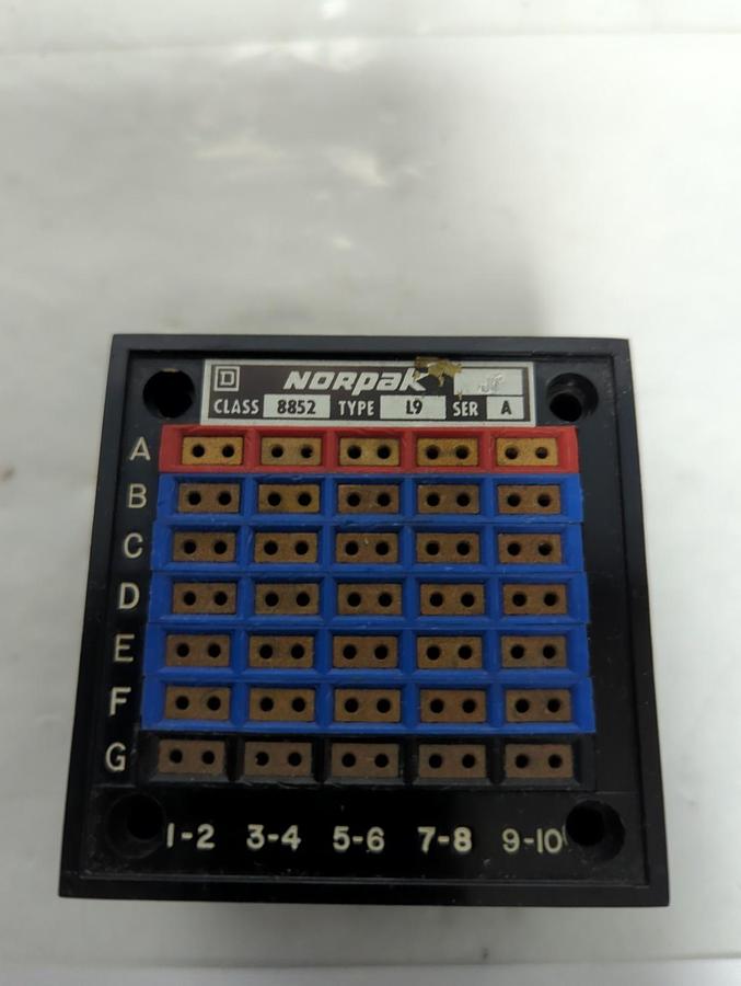 Used SQUARE D,8852-L9,NORPAK SERIES A TRANSFER MODULE PRE-OWNED