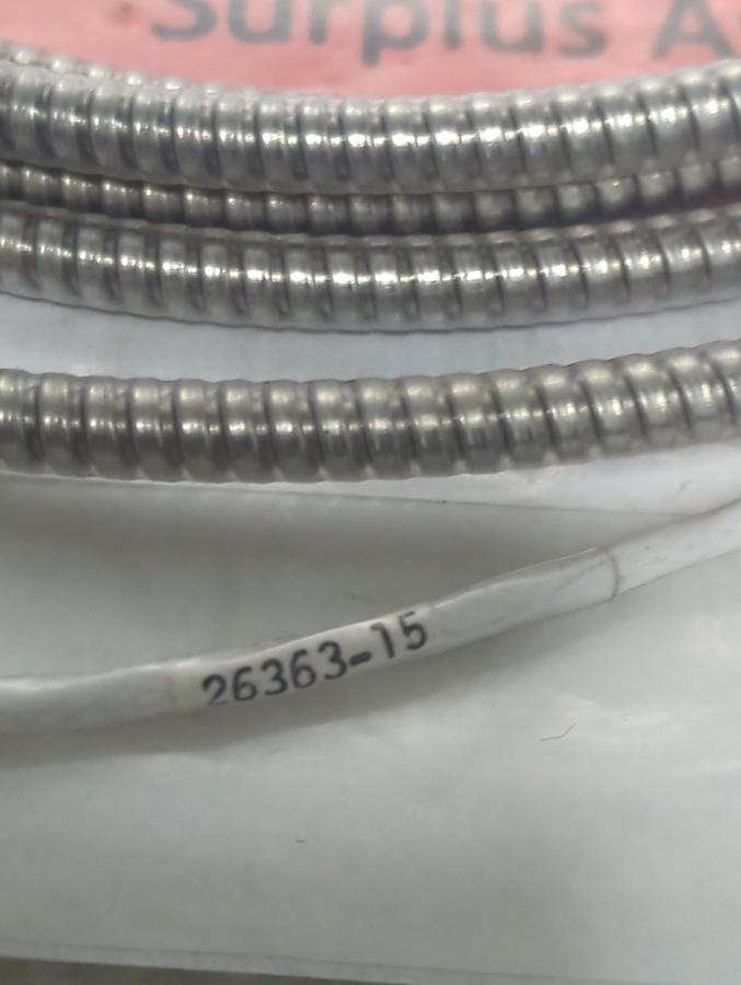 Used AMPHENOL,AN-3057-4,3-PIN CONNECTOR WITH 26363-15 CABLE PRE-OWNED