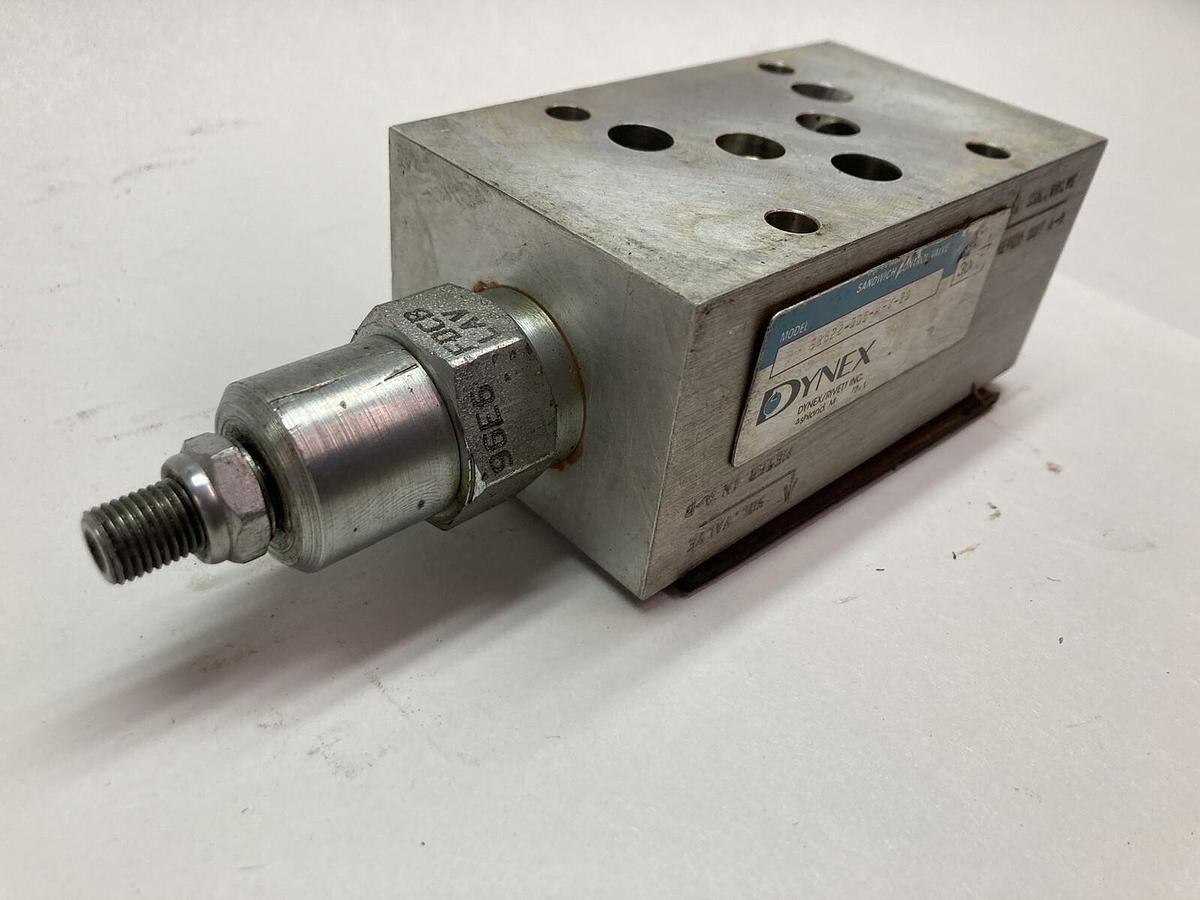 Used Dynex/Rivett,S8822-D05-A-V-20,Hydraulic Inlet Pressure Reducing Valve 3000PSI