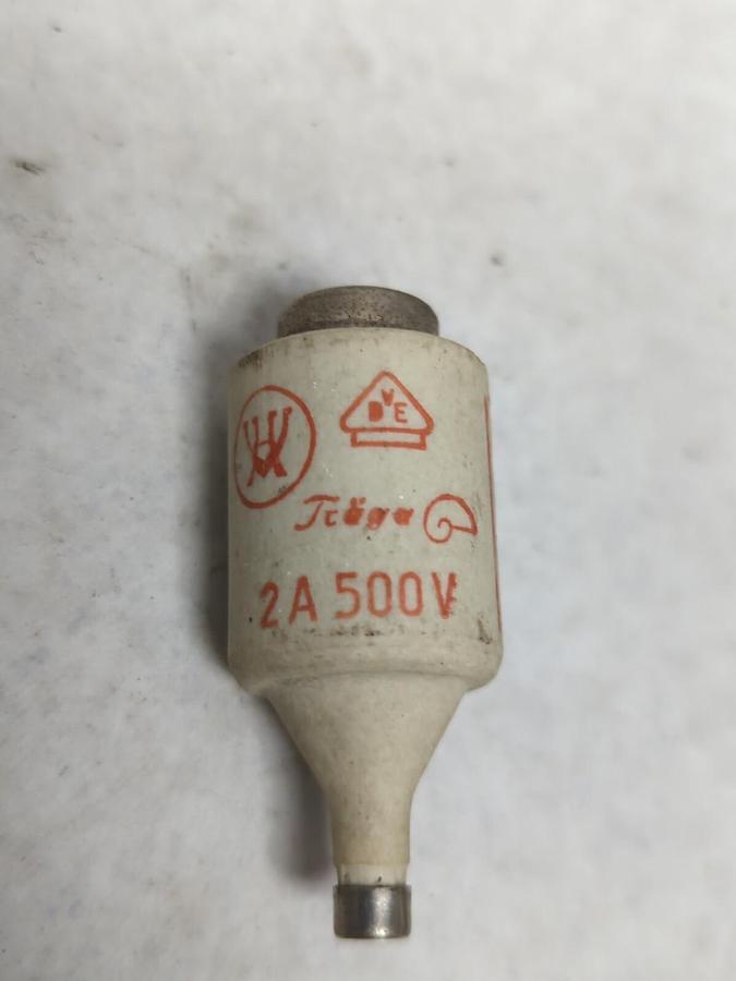 Used TRAGA,2A,CERAMIC BOTTLE FUSE 2 AMP PRE-OWNED