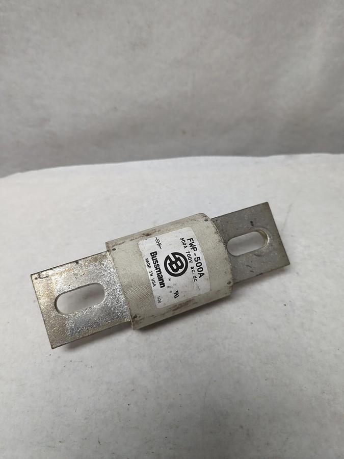 Used COOPER BUSSMANN,FWP-500A,SEMI-CONDUCTOR 500 AMP FUSE PRE-OWNED