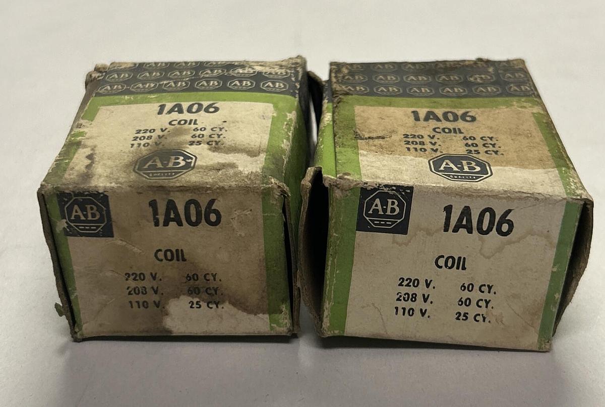 ALLEN BRADLEY,1A06,COIL LOT OF 2 NOS
