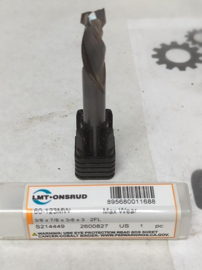 LMT-ONSRUD,60-123MW,ROUTER BIT 3/8X7/8X3/8X3 INCH NEW