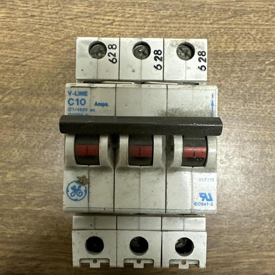 Used GE,C10,V-Line Breaker 10A