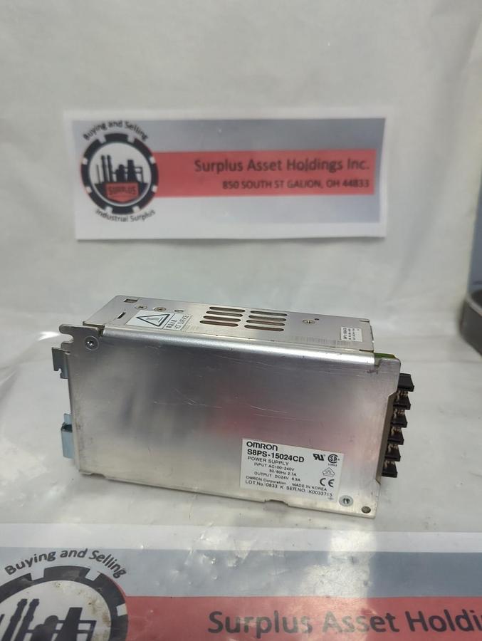 Used OMRON,S8PS-15024CD,POWER SUPPLY PRE-OWNED