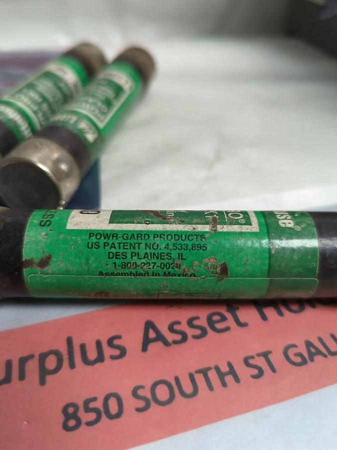 Used LITTELFUSE,LLSRK40,POWR-GARD FUSE 40 AMP LOT OF 3 PRE-OWNED