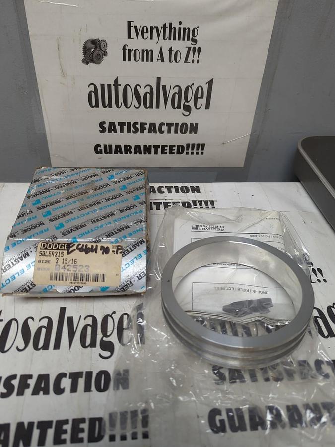 DODGE,50LER315 042523,ALUMINUM 3-15/16 INCH PILLOW BLOCK HOUSING SEAL NOS