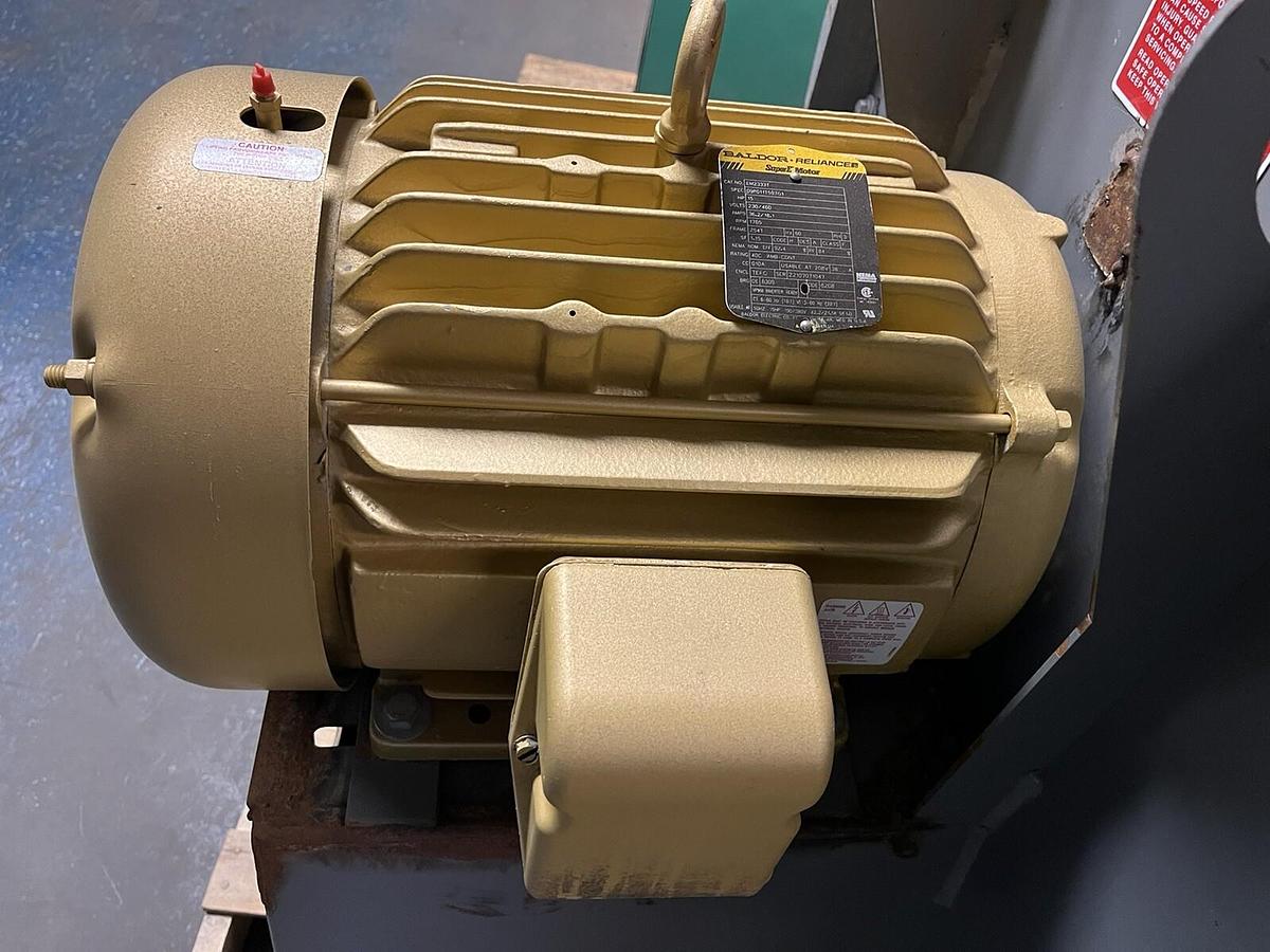 CINCINNATI FAN,RBE-15,RADIAL BLADE EXHAUSTER 15HP 3PH 1765RPM