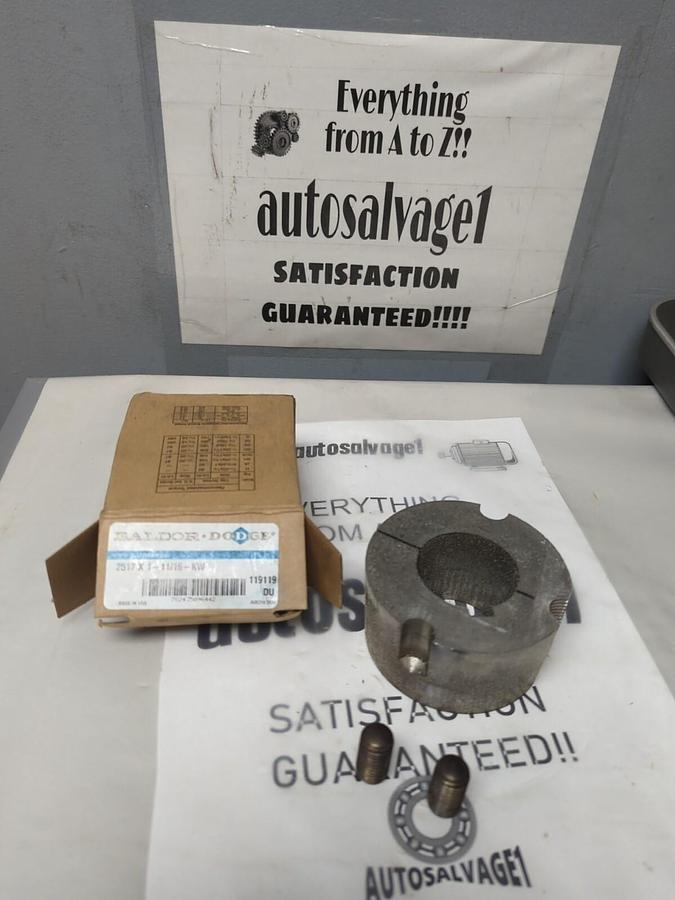 BALDOR DODGE,119119,TAPER LOCK BUSHING 2517X1-11/16-KW NOS