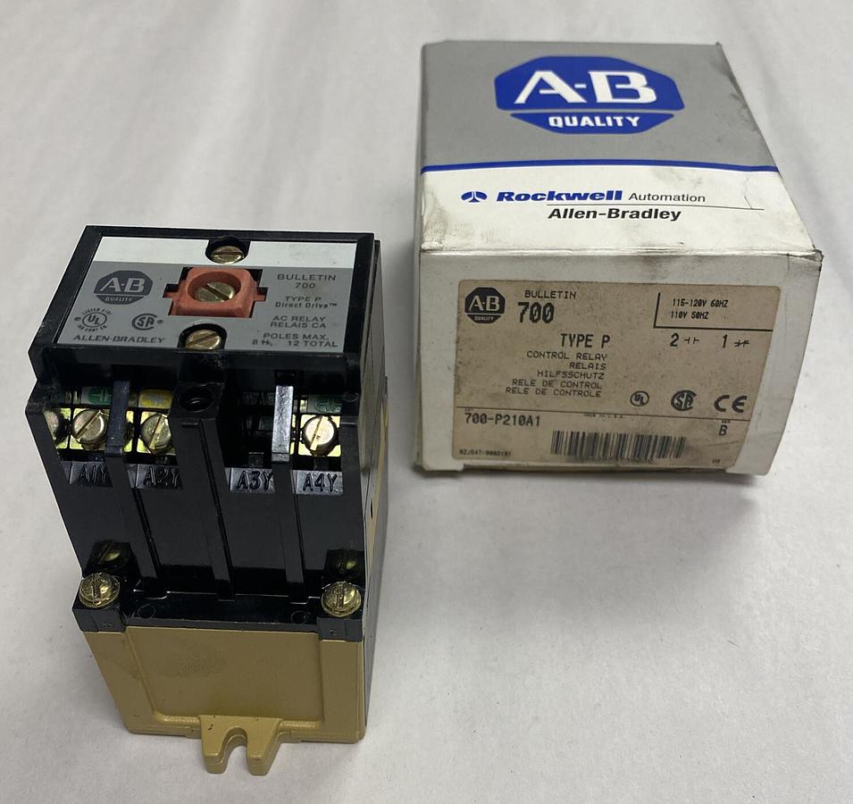 ALLEN BRADLEY,700-P210A1,SER. B CONTROL RELAY NEW